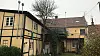 Ørstedsgade 26 i Rudkøbing på Langeland har tidligere huset et renseri. I dag er grunnen sterkt forurenset av klorerte løsemidler som trenger inn i huset. Foto: Region Syddanmark