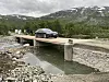 Steinbrua i Grødalen bruker aluminium som armering. Foto: Hydro