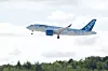 Jomfruferden til det som da het Bombardier C100. Foto: Bombardier