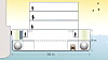 Slik ser flytekai-konseptet ut i dag. Flytekaia i betong skal romme lagringsplass for kjøretøy og drivstoff på 6500 km2 under dekk, og to-tre etasjer over havoverflaten på 3500 m2. Fullt lastet, med et fribord på to meter, vil flytekaia veie rundt 30.000 tonn.