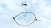 Med kraft fra en gocart-motor som henger mellom den sekskantede strukturen og helikopteret, dannes et elektromagnetisk felt. Emerald Geomodelling bruker dataene til å lage 3D-modeller av grunnforholdene.