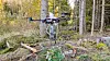 Test av prototyp av dronen på Østlandet i 2024. Det er viktig at konstruksjonen veier under 25 kilo.