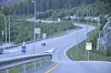 Riksvei 7 Sokna-Ørgenvika ender her ved Ørgenvika og Krøderen. Veien videre til Lindelien er om lag fire kilometer lang. Foto: Kjell Wold/Statens vegvesen