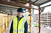 – Dette er en veldig ryddig og bra byggeplass, sier Trond Larsen, prosjektrådgiver hos GLAVA®. Foto: Paal-André Schwital