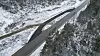 Snart blir sørgående trafikk på riksvei 3 tvunget inn på denne lille omkjøringen - sjikanen - ved Tunna bru.