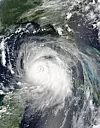 27. august 2005: Orkanen Katrina nådde kategori 5 med over 250 km/t etter å ha blitt matet med energi fra den varme Mexicogulfen.