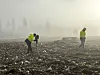 Norge er et steinland, og området der Furuseth solkraftpark bygges, er intet unntak. – Vi er nødt til å tenke annerledes i Norge, sier Trond Ahlquist. Foto: Solgrid