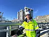 Energiminister Terje Aasland var i Øygarden for å markere at CO2-lageret var ferdigstilt. Foto: Energidepartementet
