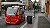 Det har blitt en del bråbremsing på grunn av ting i kjørebanen med de selvkjørende bussene så langt. Foto: Ruter