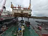 14.000 tonn: SBM Offshore var oppdragsgiver i forbindelse med opphuggingen av Yme-plattformen på Lutelandet. Foto: Lutelandet offshore