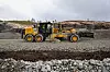 Restproduktet ble lagt ut som forsterkningslag på en liten del av nye E39 i Lyngdal. Foto: Lisa Ravna Rørmoen, Screen story/Nye Veier