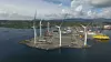 Norge har bygd flytende havvind før. Her fra sammenstilling av Equinors flytende turbiner på Stord i 2017. Foto: Odd Henning Gilje, Equinor