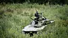 Her er en av de nye CV90 stormpanservognene som Hæren overtar i dag.