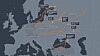 Jamal/Yamal-rørledningen går fra Russland via Hviterussland og Polen til Tyskland.