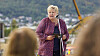 Statsminister Erna Solberg sier det er viktig med mer satsing på realfag for gjennomføringen av det grønne skiftet.