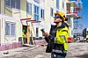 Mobil-appen til CHECKD er verktøyet når Yarar dokumenterer avvik på den ukentlige vernerunden. Foto: Delta V