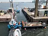 Systemet i seg selv trenger ikke tilførsel av energi, fordi det benytter seg av strømningene i havet. Alt elektrisk utstyr går på solenergi. Foto: Ocean Cleanup
