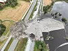 Raset ved Nesvatnet i Levanger i august 2025 stengte både Nordlandsbanen og E6.
