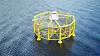 Ocean Farmings havmerd er utviklet på basis av mange års erfaring fra offshorenæringen. - Den største utfordringen er vektkontrollen, sier prosjektleder Bernt Ege. Foto: Ocean Farming