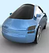CITADINE - konseptbil. Minst 50 mil på liter'n! Seks studenter ved Industri Design-linja ved Høgskolen i Østfold jobber under navnet seg TECC - TuneEcoCarConcept. Teknologi og design går hånd i hånd.