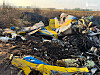 Vraket av det ukrainske MiG-29-flyet som styrtet i Ukraina 10. august 2026.