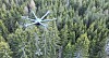 Prototyp av Air Forestrys drone, 6,2 meter i diameter.
