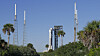 En Atlas V-rakett står klar på Cape Canaveral i Florida, med Boeings nye Starliner-kapsel i fronten. Fredag skal romfartøyet på sin første, ubemannede testtur.