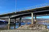 E39 Bårdshaug bru i Orkanger er stengt.