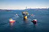 Aasta Hansteen har begynt på ferden fra Digernessundet utenfor Stord til Norskehavet.
