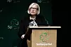 Senterpartiets parlamentariske leder Marit Arnstad møtte stortingsgruppa lørdag ettermiddag for å orientere om uenigheten i regjeringen om EUs energipakke.