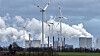 Vind skal etter planen ta over for kull i tysk energiproduksjon innen 2030. Men med høye gasspriser har kullverkene begynt å produsere elektrisitet igjen. Her fra kraftproduksjon i Jackerath,
