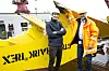Rask ankerhåndtering: Forretningsutvikler Rune Høyvik Rosnes(til høyre) i Oceaneering og Clement Mochet i Vryhof mener svært mange flere operasjoner på norsk sokkel kan styres fra land. Foto: Tormod Haugstad