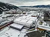 Batterifabrikken til Freyr Battery – Giga Arctic i Mo Industripark, ble lagt i dvale høsten 2023. Da var 86.000 kvadratmeter av planlagte 146.000 kvadratmeter ferdig oppført før videre utbygging ble satt på vent. Foto: Arash A. Nejad