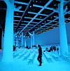 IFA. Sonys stilige hall var bygget som en blå eventyrskog. Det hele var meget effektfullt.