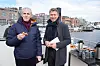 Statsminister Jonas Gahr Støre og energiminister Terje Aasland koste seg med svele da havvind-lisensene ble utlyst. Nå er det klart at fem selskaper kan delta i auksjonen i mars, og Aasland sier han forventer at de kvalifiserte aktørene deltar.
