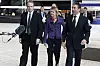Dean Henrik Dam, Prorector Lykke Friis, Prime Minister Anders Fogh Rasmussen