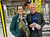 Styreleder Liv Monica Stubholt i Morrow tror fortsatt på en norsk posisjon i verdikjeden for batterier. Her med Jarle Gjøsæther, CEO i Nordig Batteries.