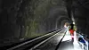 I den fire kilometer lange Gevingåstunnelen er cirka to kilometer dekket med sprøytebetong og sprøytemembran.