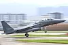 Et sørkoreansk F-15K kampfly tar del i en årlig militær øvelse mellom Sør-Korea og USA i 2023. Ulykken i 2021 involverte to fly av samme type.