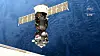 Sojuz MS-23-kapselen nærmer seg Poisk-modulen til Den internasjonale romstasjonen like før dokking natt til 26. februar 2023. Bildet er tatt 418 km over nordre Mongolia.