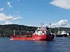 Olje- og kjemikalietankeren Fjordstraum ble bygget i 1996. Det er på 3726 bruttotonn, 5846 dødvekttonn og 99,9 meter langt, 16,5 meter bredt. Foto: Tore Stensvold