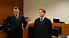 Forsvarerne til den tidligere NTNU-professoren, Brynjulf Risnes (t.v) og Sven Olle Nohlin, i Borgarting lagmannsrett.