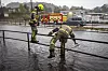 Sandefjord var blant kommunene som ble rammet av mye overvann da ekstremværet Amy traff Norge i helgen.