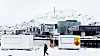 I Finnmark var det forventninger til at NTP skulle gi bedre infrastruktur, både på vei og flyplass, særlig knyttet til Hammerfest. Her er Hammerfest sentrum på vårparten i fjor.