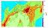 Illustrasjonen viser beregnet årsmiddel for det minste svevestøvet (PM2,5) i Oslo i 2013 .