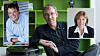 Vegard Wollan (fra venstre), Colin Angle og Anne Marit Pangengstuen forteller hva den mest betydningsfulle læringen under egen studietid var.