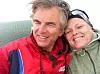 Kona Thorild Widvey er like hekta på fjellturer som Bjelland. Her fra Valdresflya.
