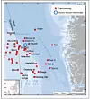 Den nye havvindparken skal ligge midt mellom Snorre- og Gullfaks-feltet. Foto: Ill. Equinor