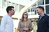 Lars Iver Strand (til venstre), Camilla Gustavsen og Henning Lunde i Obos Oppstart vil intensivere satsingen på teknologigründere.
