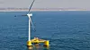 Aker Offshore Wind bruker flyteteknologien til Principle Powers, her testet utenfor Portugal.